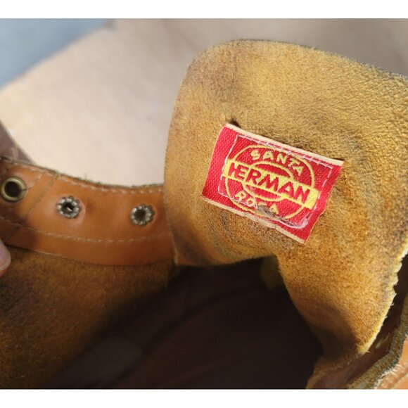 Herman Santa Rosa Vintage Workwear Armortred Cushion Sole Boots. Size 11 - Picture 7 of 12